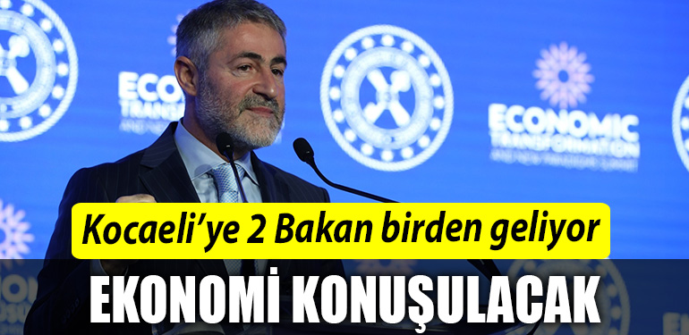 Kocaeliye 2 Bakan birden geliyor