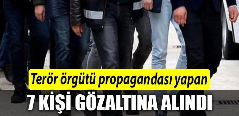 Kocaelide teror orgutu propagandasi yapan suphelilere operasyon 7 gozalti