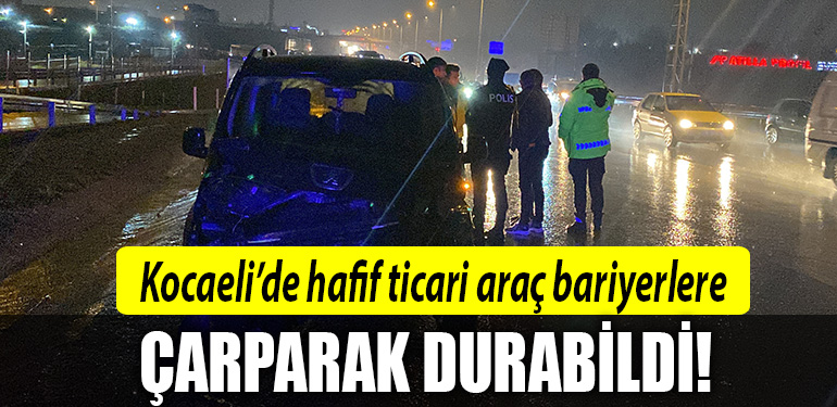 kocaeli kaza ticari arac 1