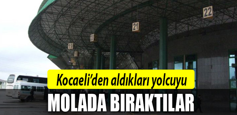 kocaeli yolcu mola