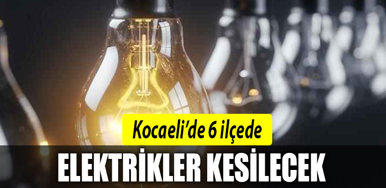 kocaeli elektrik kesintisi