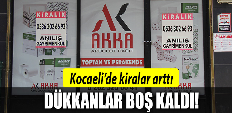 kocaeli kira dükkan